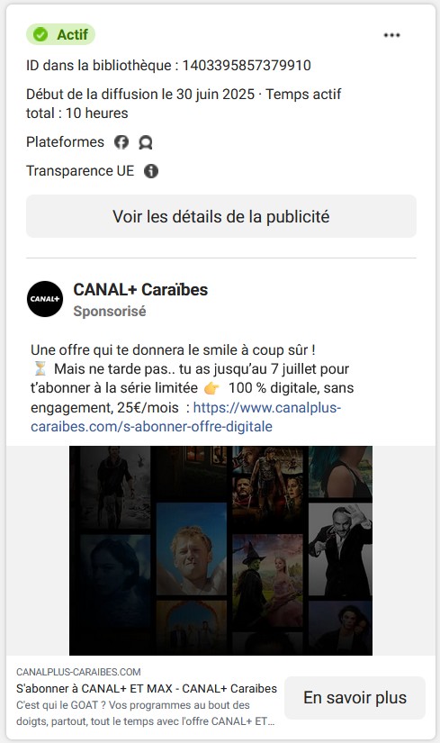LES OFFRES CANAL+