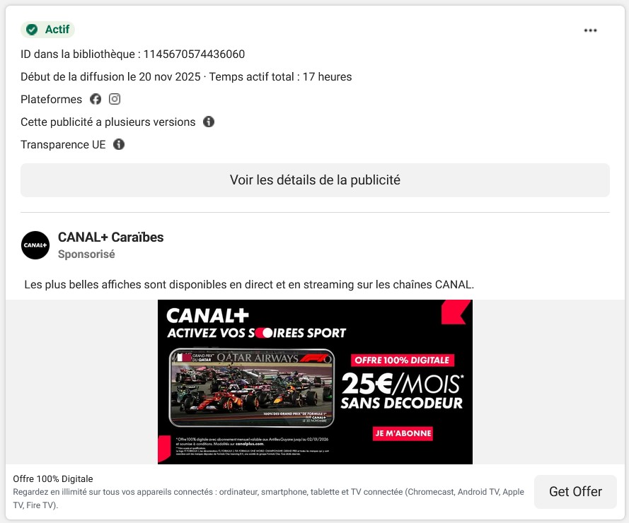 LES OFFRES CANAL+