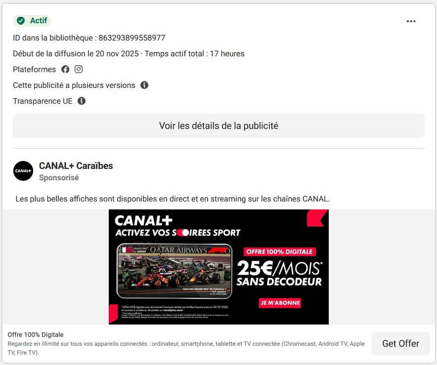 LES OFFRES CANAL+