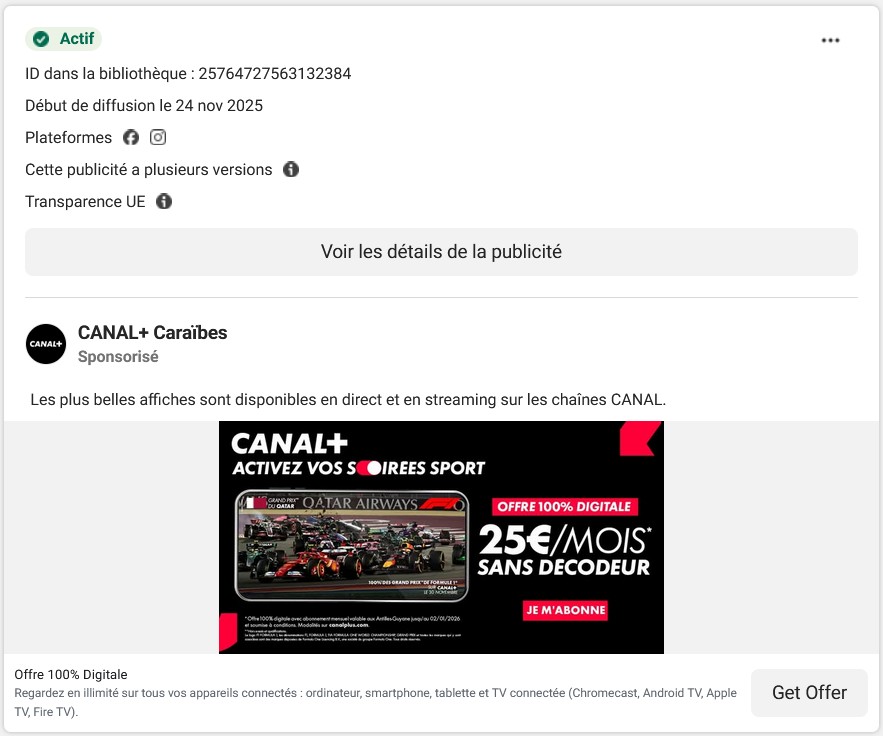 LES OFFRES CANAL+