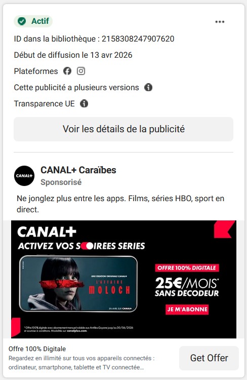 LES OFFRES CANAL+