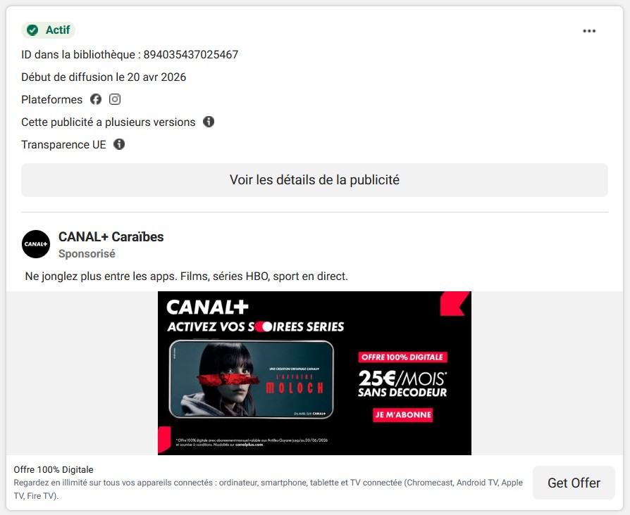 LES OFFRES CANAL+