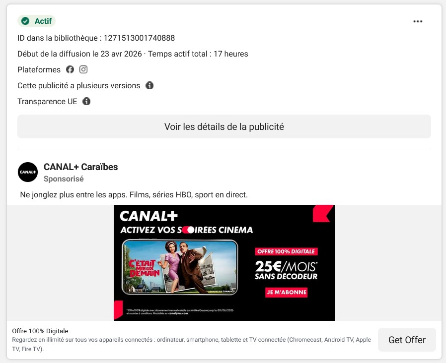LES OFFRES CANAL+