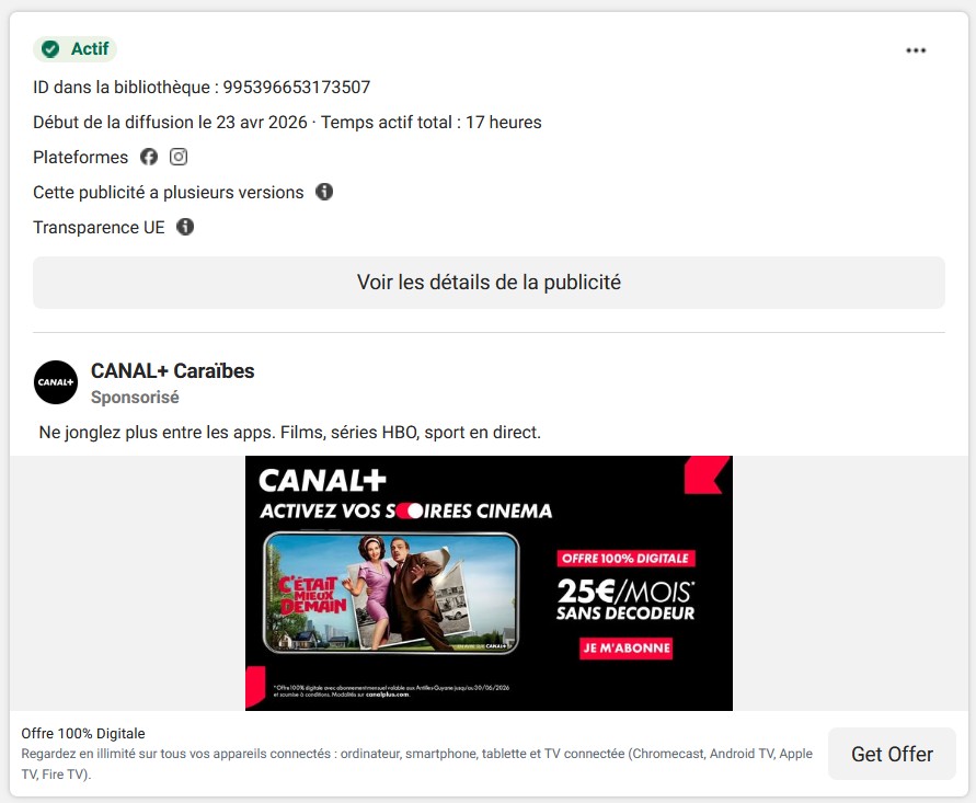 LES OFFRES CANAL+